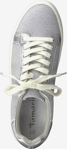 TAMARIS Sneaker in Silber: vrchná strana