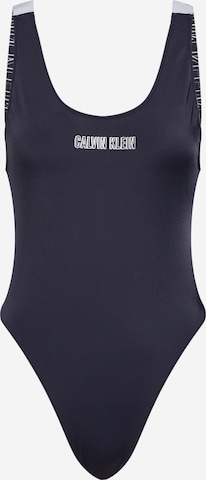 Calvin Klein Swimwear Bustier Badpak in Zwart: voorkant
