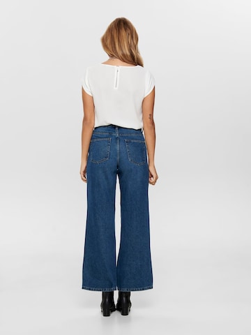 ONLY Wide leg Jeans 'BIANCA' in Blauw