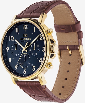 TOMMY HILFIGER Analog Watch 'Dressed Up' in Brown