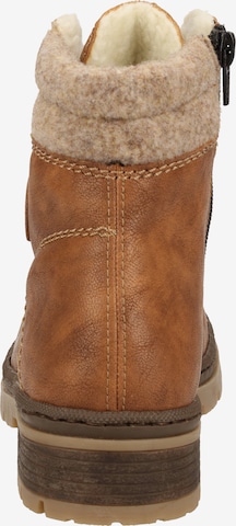 Rieker Lace-up bootie in Brown