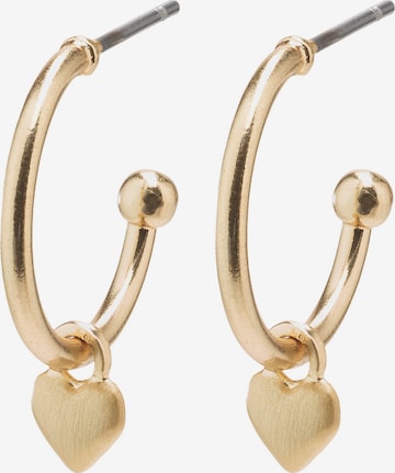 Boucles d'oreilles 'Sophia' Pilgrim en or : devant