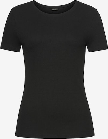 LASCANA T-Shirt in Schwarz