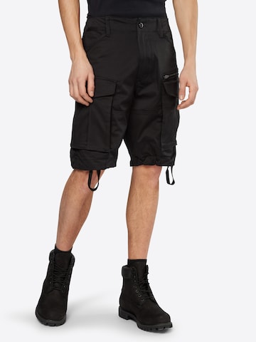 Loosefit Pantaloni cu buzunare 'Rovic Relaxed' de la G-Star RAW pe negru: față