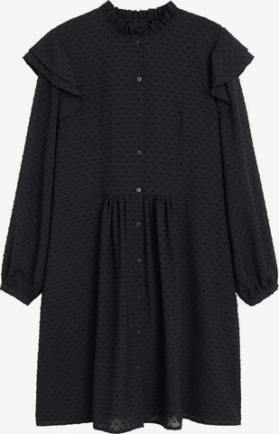 Robe-chemise 'Bobo' MANGO en noir : devant