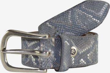b.belt Handmade in Germany Gürtel Leder 90 cm in Grau: predná strana