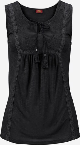 BUFFALO Top in Black: front