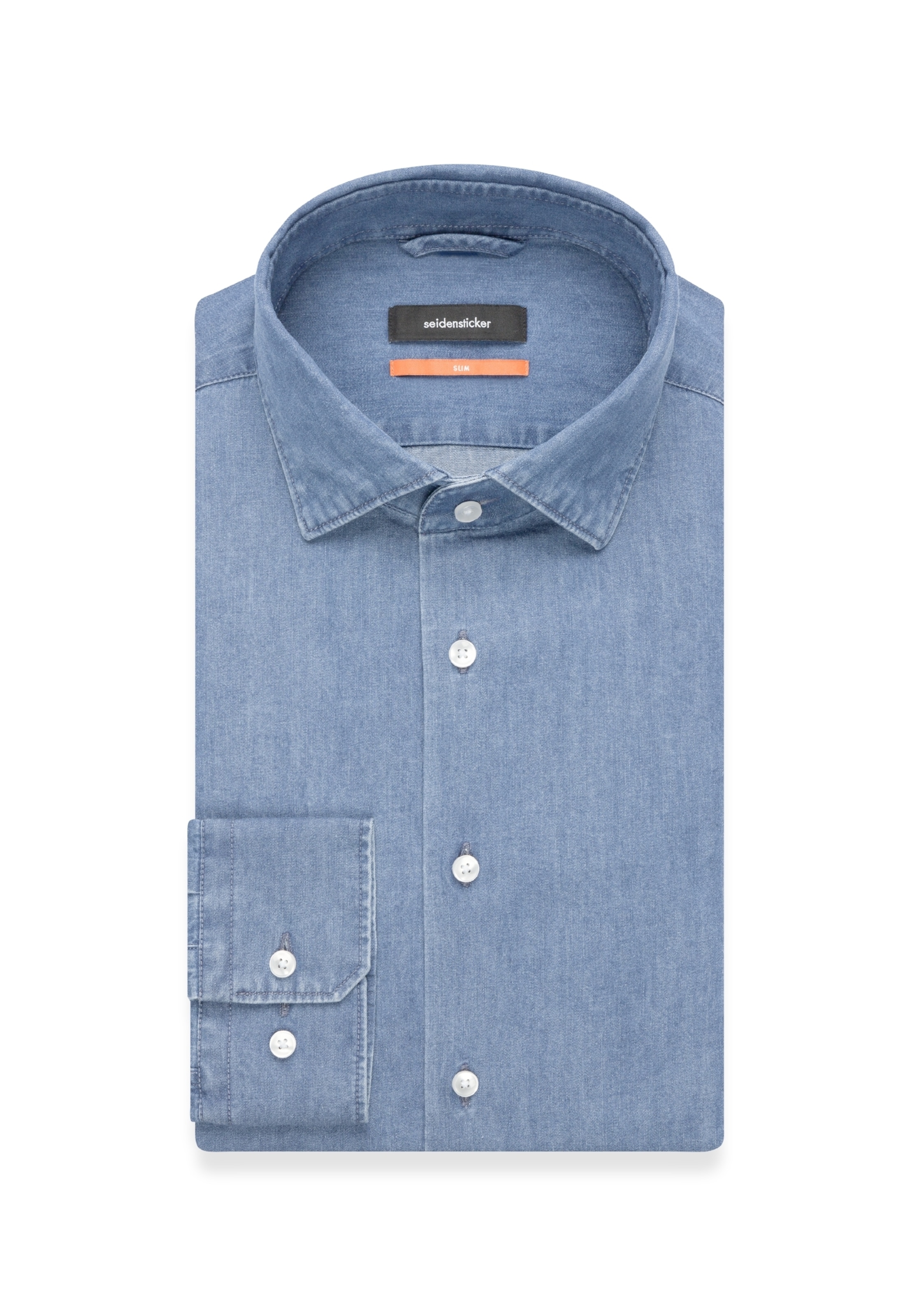 SEIDENSTICKER Slim fit Overhemd in Blauw