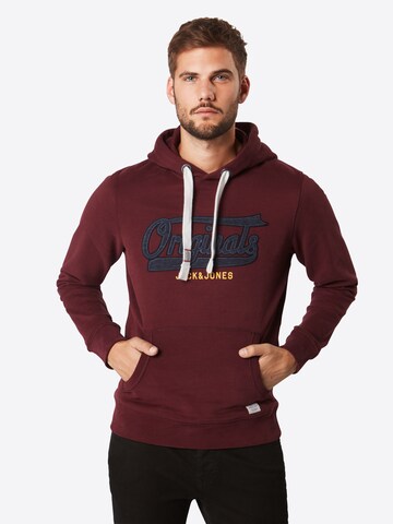 JACK & JONES Sweatshirt in Rood: voorkant