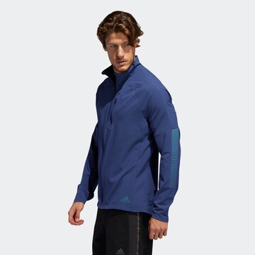 ADIDAS SPORTSWEAR Athletic Jacket 'Rise Up N Run' in Blue