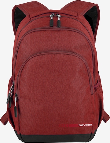 TRAVELITE Backpack 'Kick Off' in Red: front