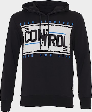 PLUS EIGHTEEN Sweatshirt in Zwart: voorkant