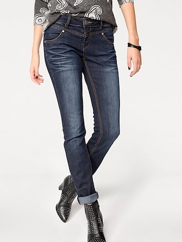 heine Skinny Farkut värissä sininen: etupuoli