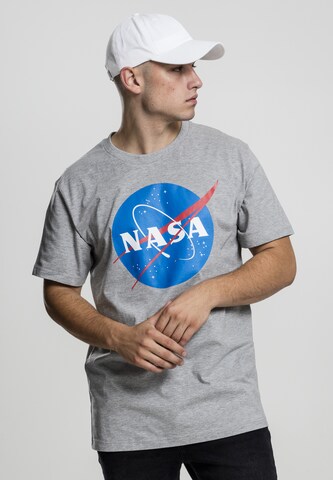 T-Shirt 'Nasa' Mister Tee en gris : devant