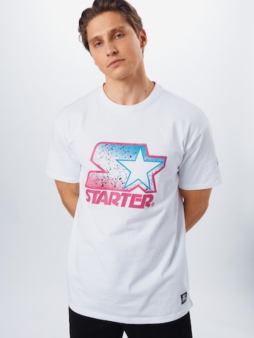 Starter Black Label Regular Fit T-Shirt in Weiß: predná strana