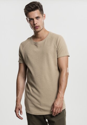 T-Shirt Urban Classics en beige : devant