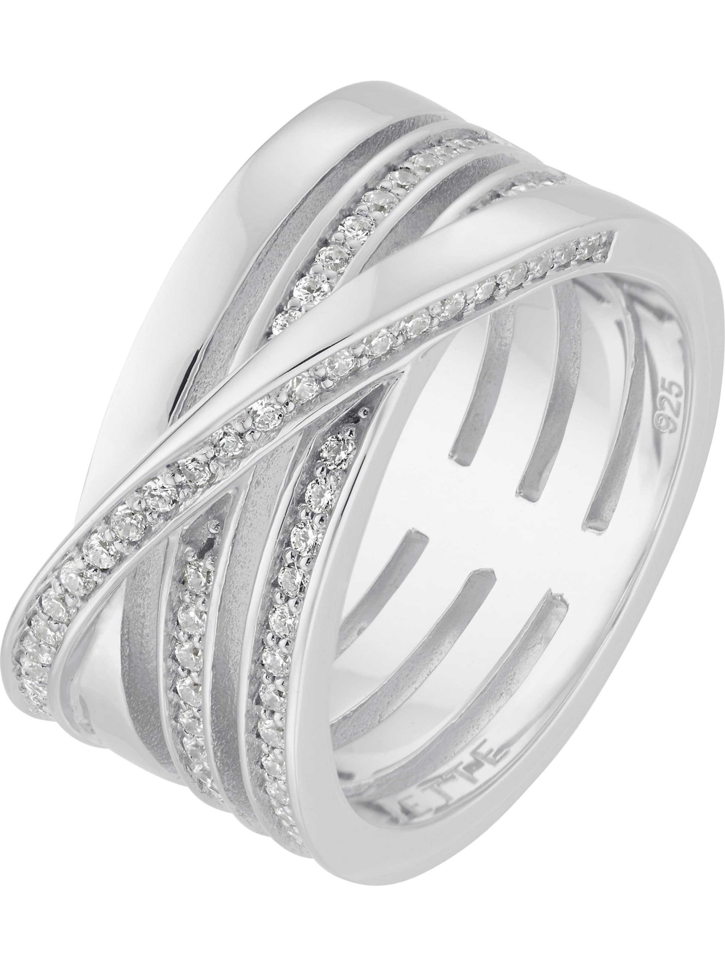 JETTE Ring in Silber: Vorderseite