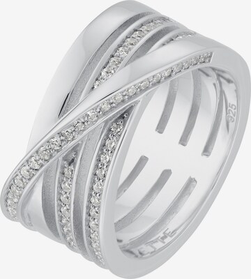 JETTE Ring in Silver: front