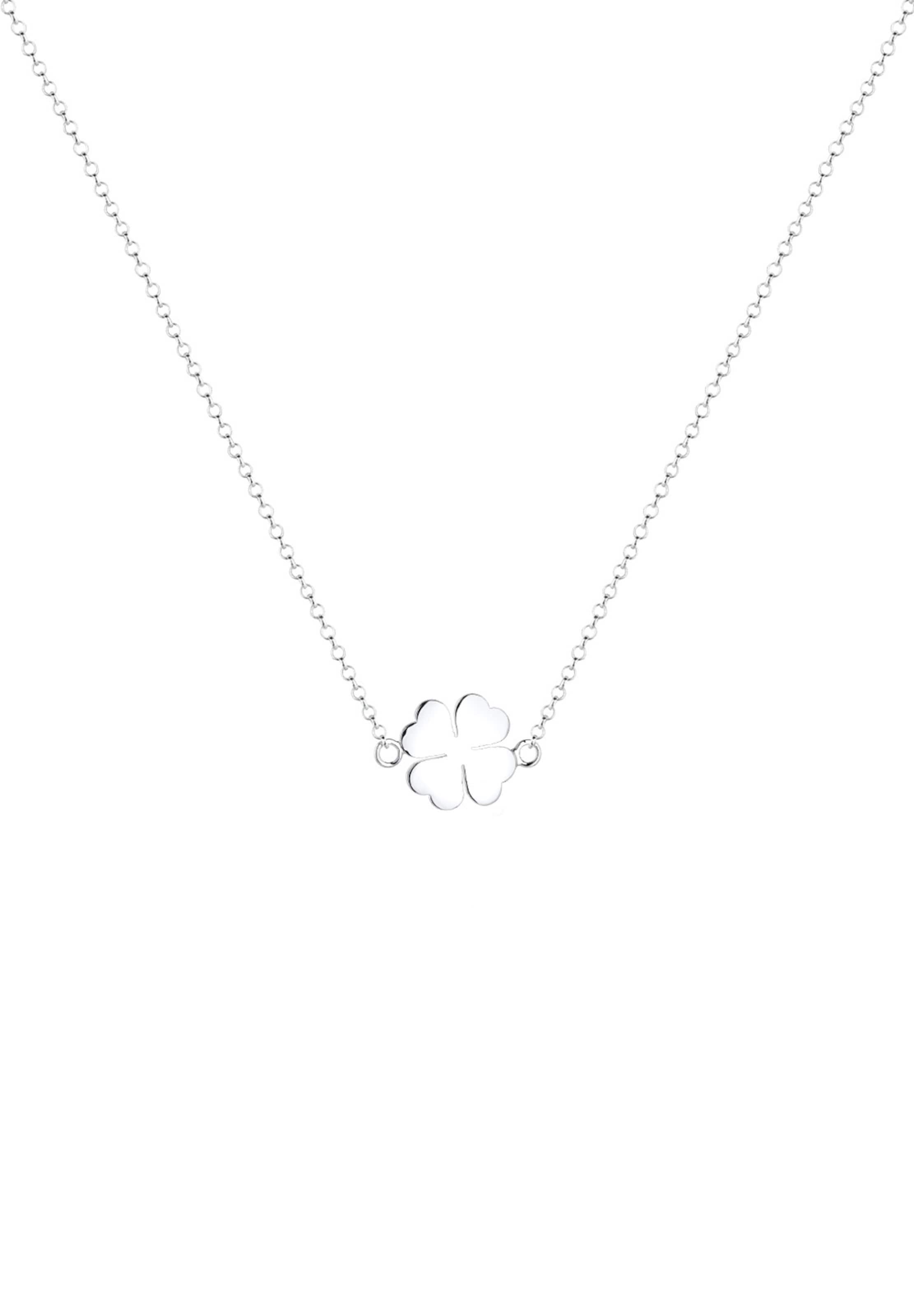 ELLI Αλυσίδα 'Kleeblatt' σε ασημί: μπροστά