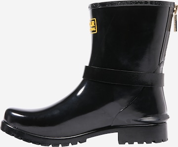 Barbour Rubber Boots 'Mugello' in Black: side