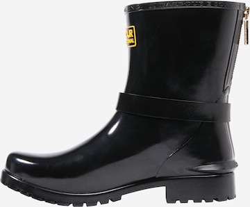 Bottes en caoutchouc 'Mugello' Barbour en noir : sur le côté