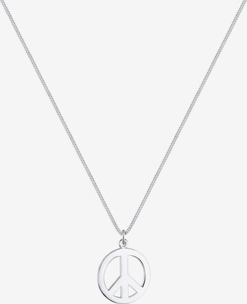 ELLI Necklace 'Peace-Zeichen' in Silver: front