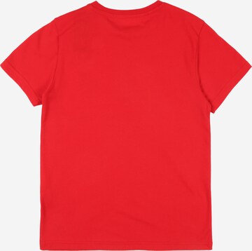 ADIDAS ORIGINALS - Camiseta 'Trefoil' en rojo: atrás