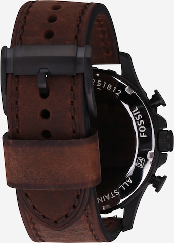 FOSSIL Analog Watch 'Nate JR1487' in Brown