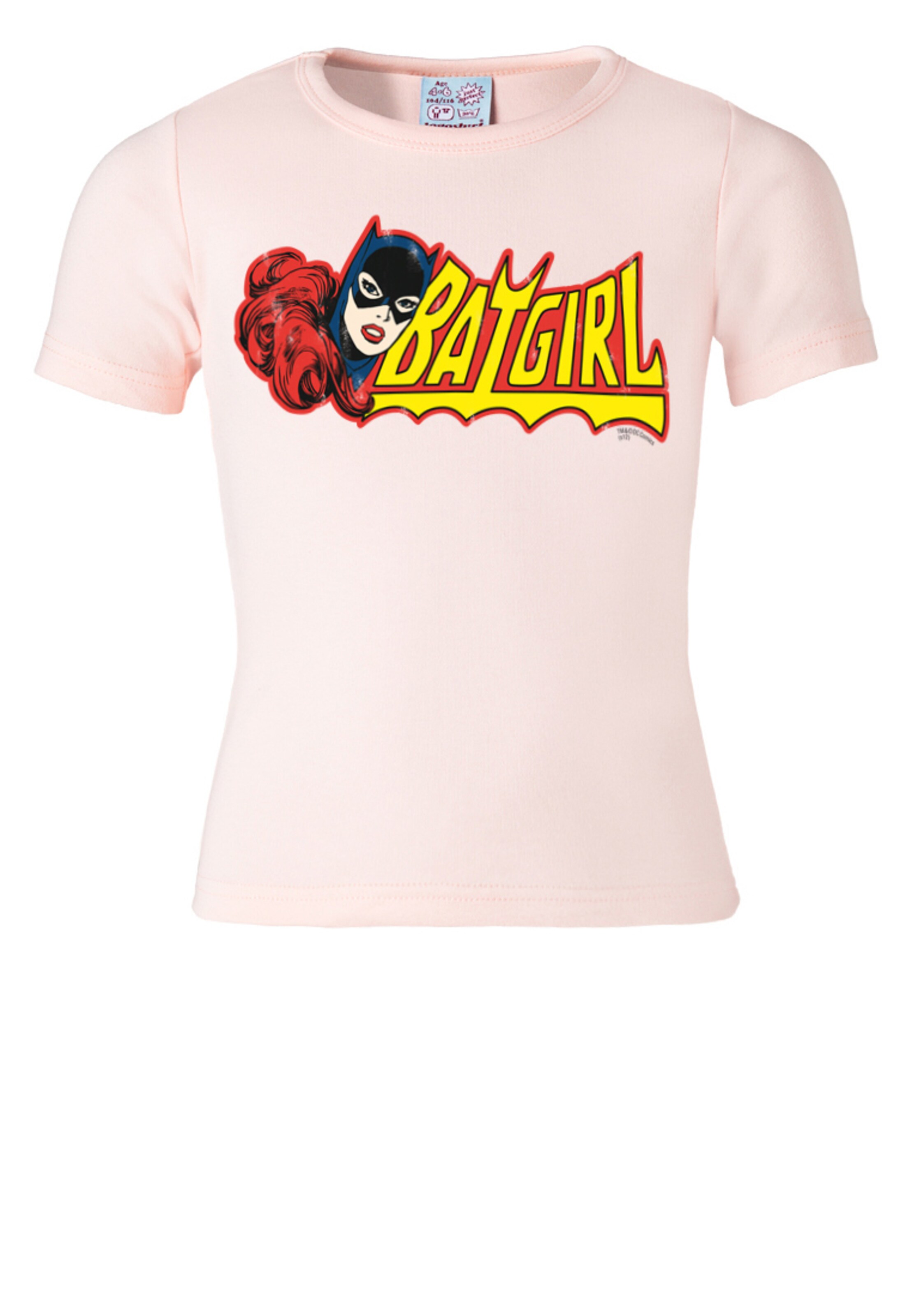 LOGOSHIRT T-Shirt "Batgirl" in Pink: Vorderseite