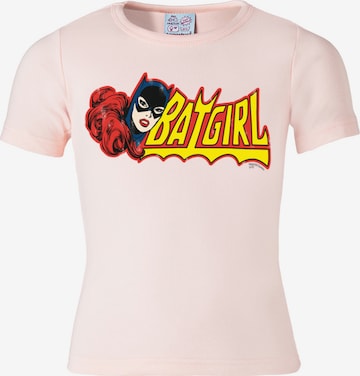 LOGOSHIRT T-Shirt "Batgirl" in Pink: predná strana