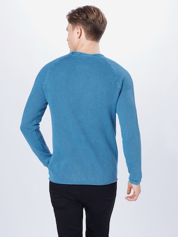 Key Largo Regular fit Sweater 'MST THOMAS' in Blue
