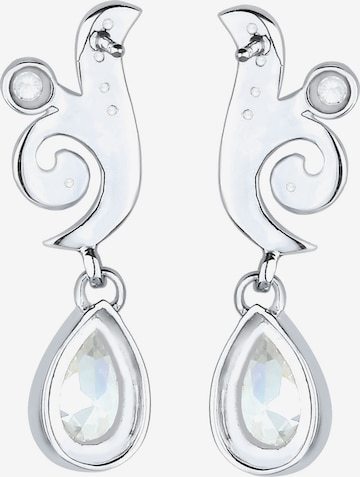 ELLI PREMIUM Earrings 'Kristall' in Silver