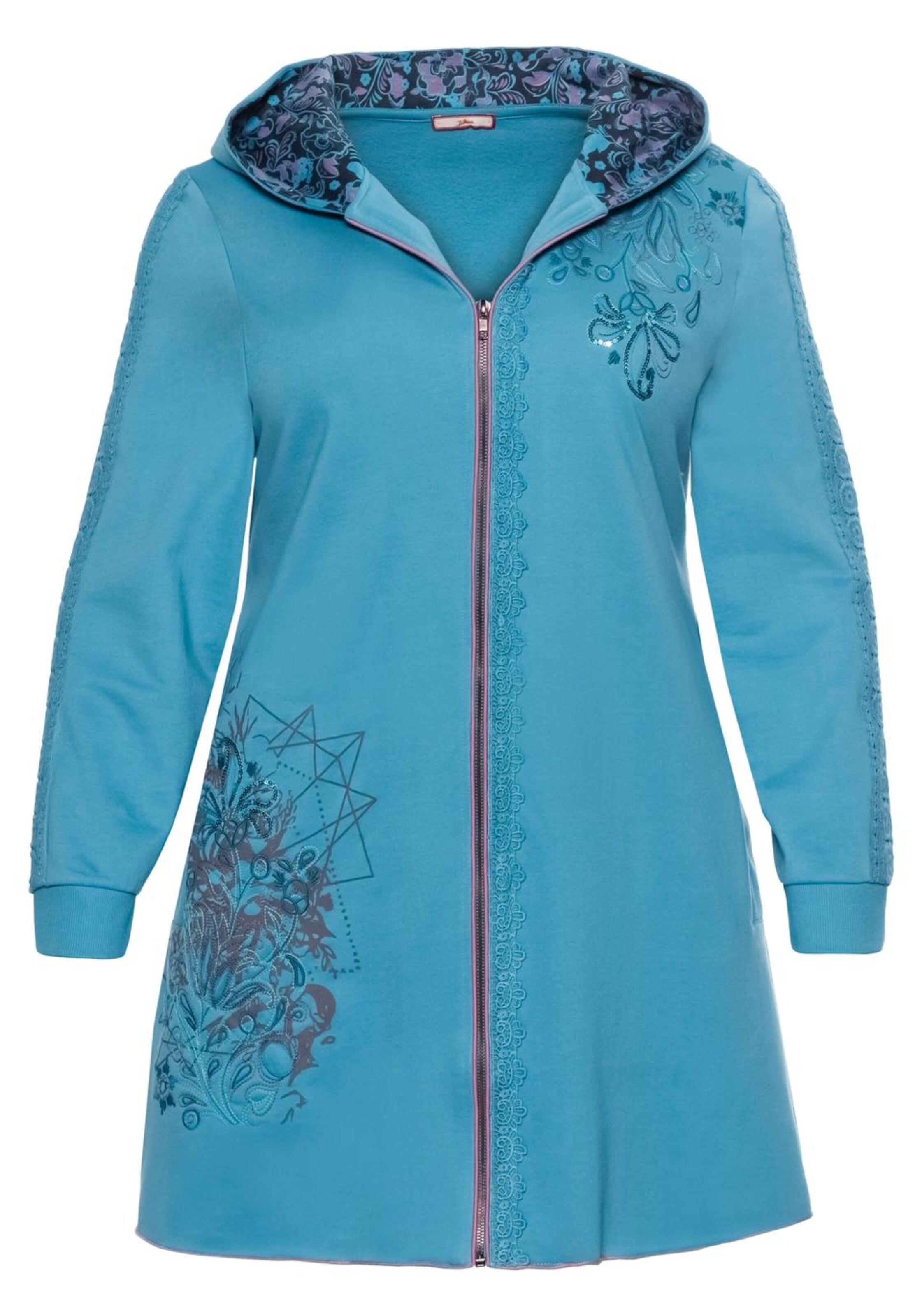 JOE BROWNS - Sweatjacke in hellblau