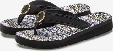 Flip-flops de la LASCANA pe negru