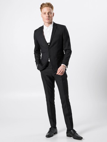 Slimfit Costum 'JPRSOLARIS SUIT' de la JACK & JONES pe negru