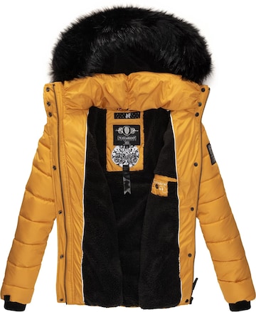 NAVAHOO Winter Jacket 'Zuckerbiene' in Yellow