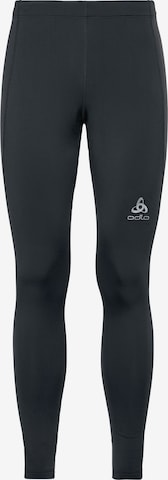 ODLO Slim fit Workout Pants in Black: front