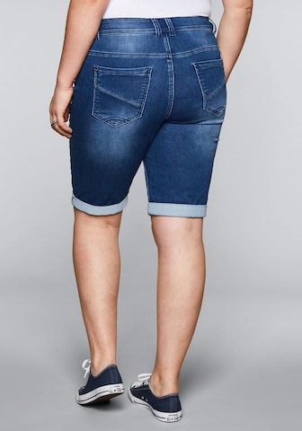 SHEEGO Slimfit Jeansy w kolorze niebieski