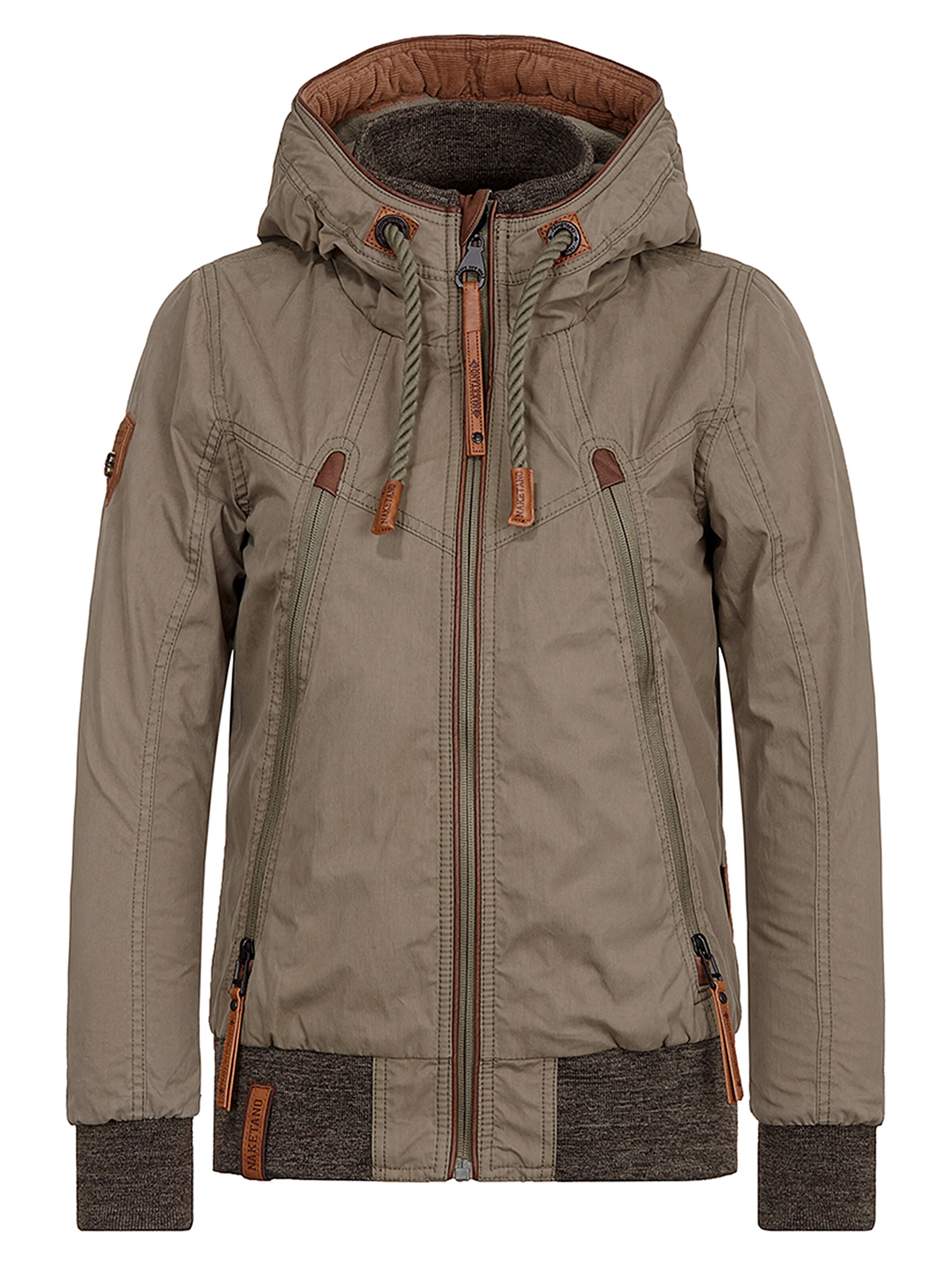 naketano - Tussenjas in de kleur Olijfgroen