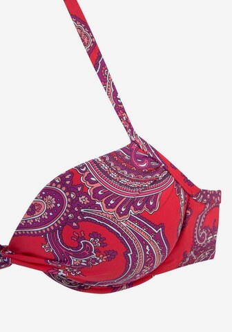 LASCANA Push-up Bikinitop in Rood