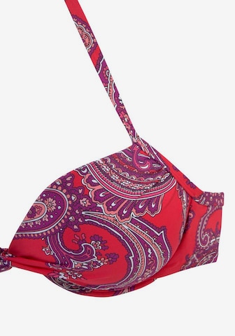 LASCANA - Push-up Top de bikini en rojo