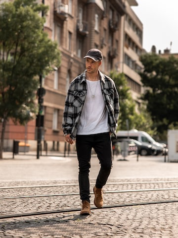 Cool Urban Checkered Look by DAN FOX APPAREL