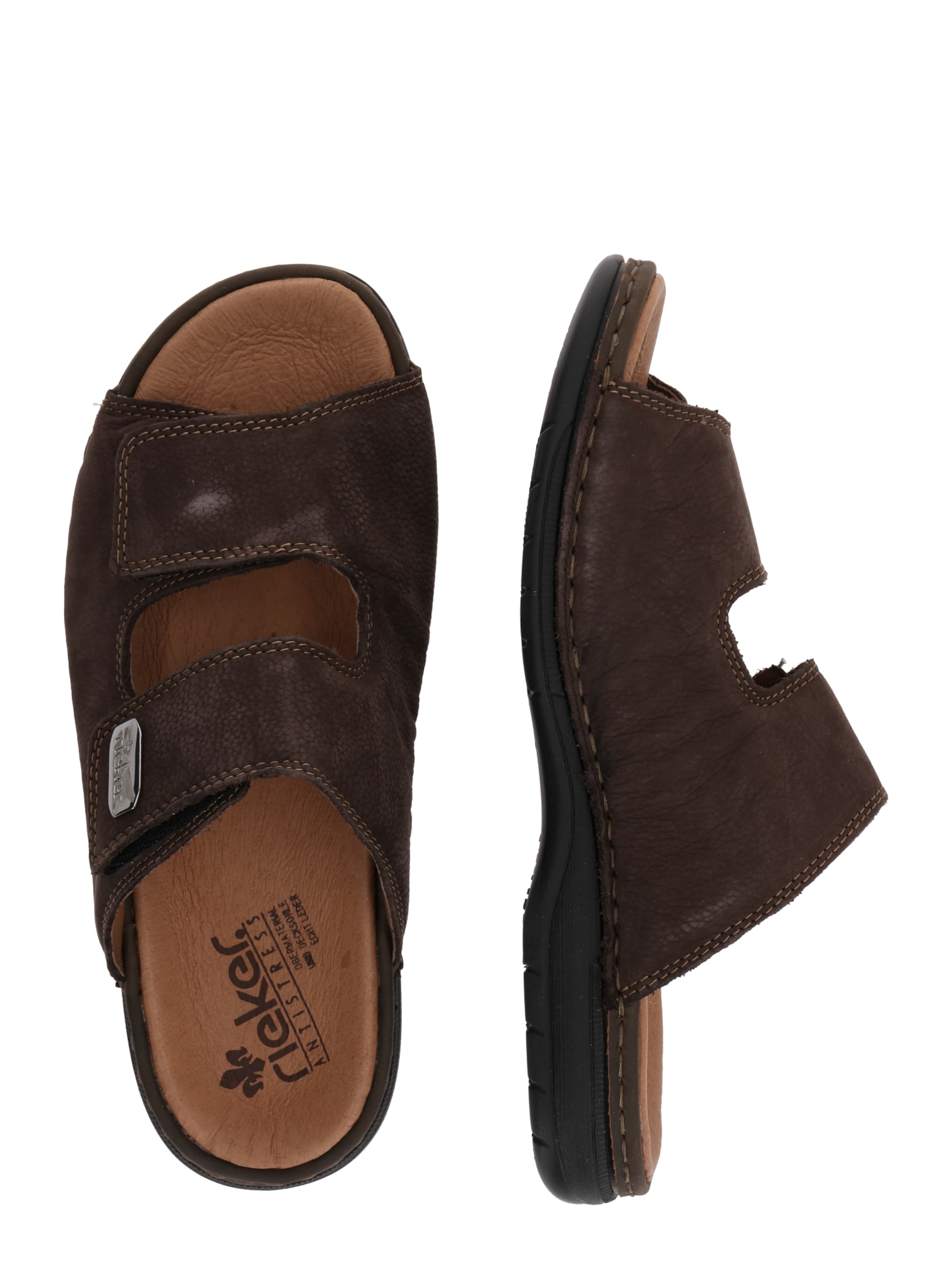 Rieker Pantofle – hnědá