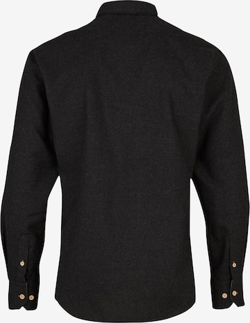 Slim fit Camicia 'Dean 07a Plain' di Kronstadt in nero