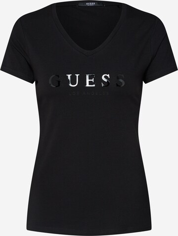 T-shirt 'Kia' GUESS en noir : devant