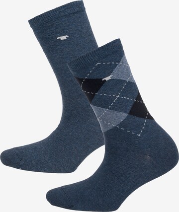 TOM TAILOR Socken in Blau: front