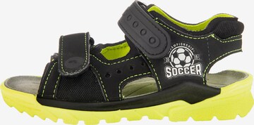 RICOSTA Sandals & Slippers 'Soccer' in Black