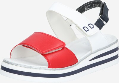 Rieker Sandale in nachtblau / rot / weiß, Produktansicht