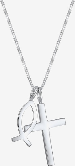 ELLI Necklace 'Fisch und Kreuz' in Silver, Item view