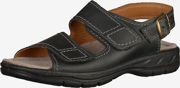JOMOS Sandals in Black: front